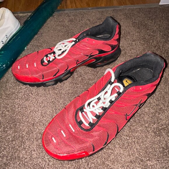 Nike Air Max Plus Siren Red/ Bright Mango/ Black Men\'s‎ 11.5 Excellent main image 6